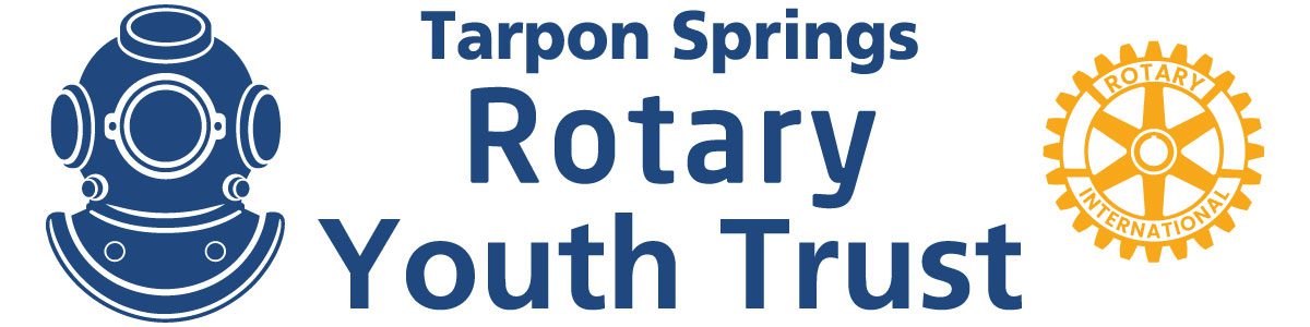 Tarpon Springs Rotary Youth Trust logo with helmet